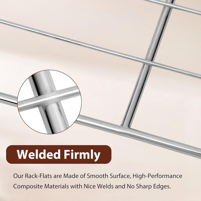 Cooouds 𝑼𝒑𝒈𝒓𝒂𝒅𝒆𝒅 304 Stainless Steel DG75-01001C DG75-01001D Oven Rack Repalcement for Samsung Oven Accessories. DG75-01001C Oven Rack for Samsung NE63A6511SS NX60A6511SS NE59T4311SS.(2 Pack) - Image 5